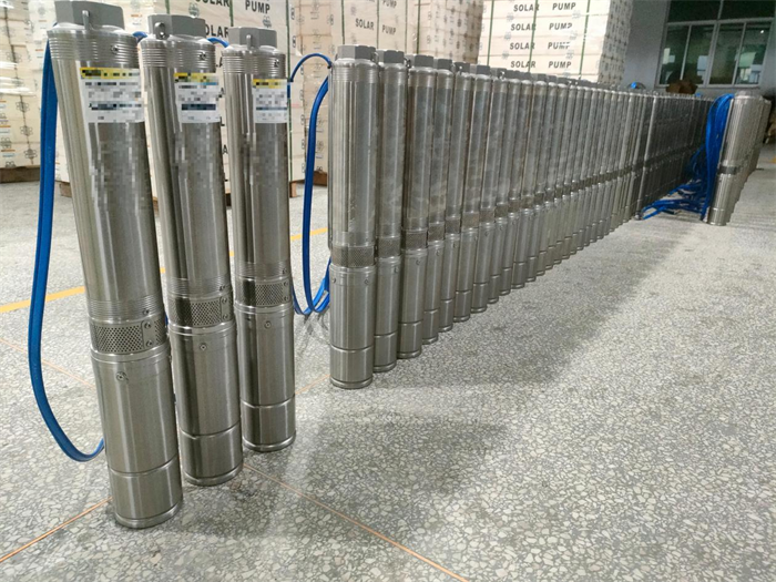 Conclui com êxito a produção de ordem de bomba de água solar