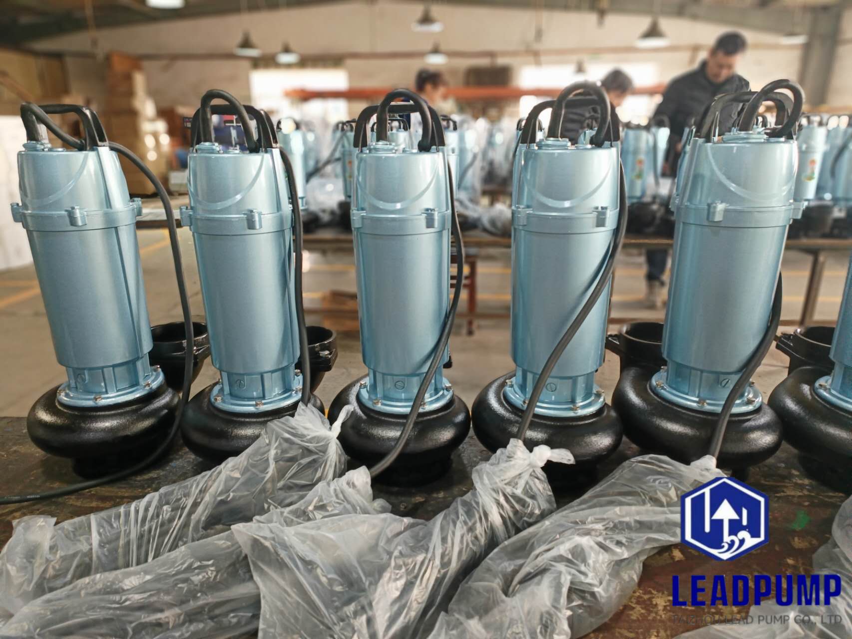Taizhou Lead Pump co., Ltd completa a produção de novas bombas submersíveis para um cliente do Oriente Médio
