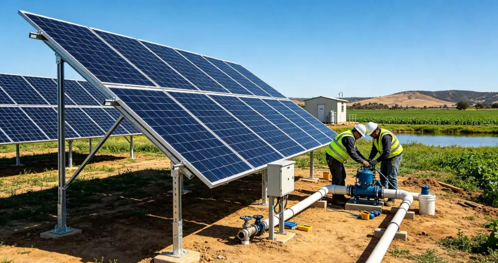 Guia de instalação da bomba solar de água: configuração e comissionamento passo a passo (2026)