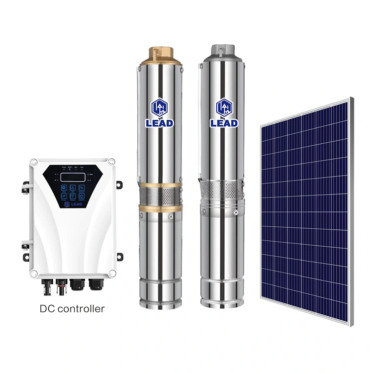 SD Deep Well Solar Submersible Pumps AC DC Powered